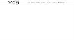 Desktop Screenshot of dentiq-dentistry.com