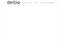 Tablet Screenshot of dentiq-dentistry.com